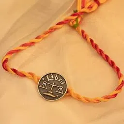 shyle Sterling Silver Moh Libra Sun Sign Rakhi Cum Brooch-picture-14