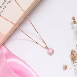 zavya Rose Gold-Plated Sterling Silver Pendant Chain-picture-33
