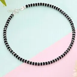 zavya Sterling Silver Beaded Anklet-picture-45