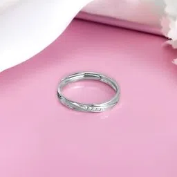 Women Sterling Silver Adjustable Ring-image-0