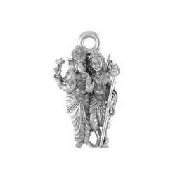 akshat sapphire Sterling Silver Ganesh Karthikeya Pendant-picture-33