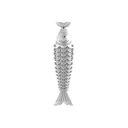 akshat sapphire Sterling Silver Fish Pendant-picture-19