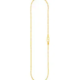malabar gold & diamonds Yellow Gold Chain with S-Hook Closure-picture-38
