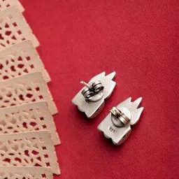 shyle Sterling Silver Handcrafted Stud Earrings-picture-52