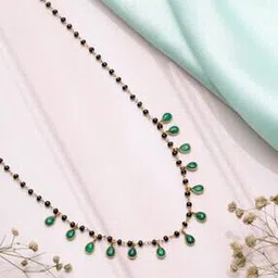 zavya Sterling Silver Beaded Mangalsutra-picture-43