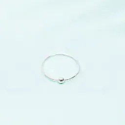 zavya Single Bead Sterling Silver Nose Ring-picture-36