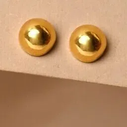 clara Sterling Silver Gold-Plated Stud Earrings-picture-15