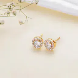 zavya Gold-Plated Sterling Silver Stud Earrings-picture-41