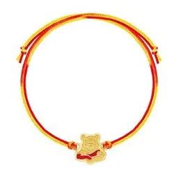 giva Sterling Silver Gold-Plated Winne The Pooh Rakhi-picture-21