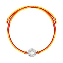 giva Sterling Silver Pearl-Studded Rakhi-picture-43