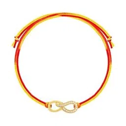 giva Sterling Silver Gold-Plated Infinity Rakhi-picture-43