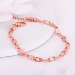 giva Rose Gold-Plated Sterling Silver Forever Linked Bracelet-picture-35