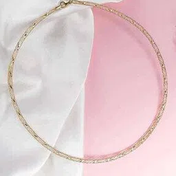 miss highness Gold Plated Sterling Silver Choker Necklace-picture-45