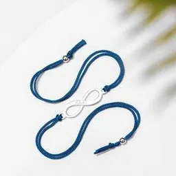 zavya Sterling Silver Infinity Bhai Rakhi-picture-38