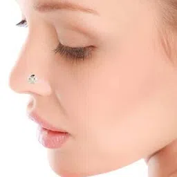 avsar White Gold Diamond-Studded Pratiksha Nose Pin-picture-18