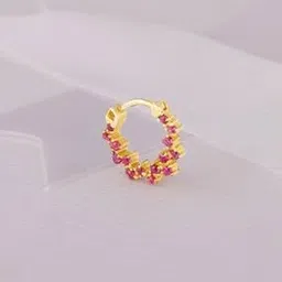 giva Gold-Toned Zig-Zag Nose Ring-picture-12