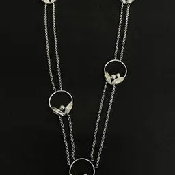 arte Women Sterling Silver Layered Necklace-picture-33