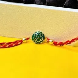 arte Men Sterling Silver Ganesha Rakhi-picture-23