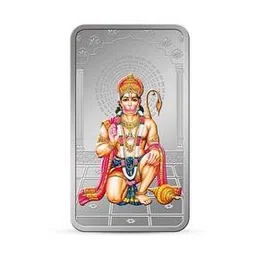 kundan Pure Silver Hanuman Bar-picture-14