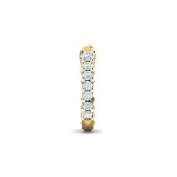 Yellow Gold Stone-Studded Nose Ring-image-56