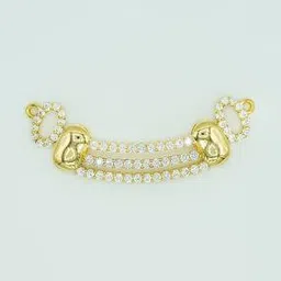 aurament Yellow Gold Diamond Mangalsutra-picture-10