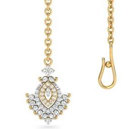 kuberbox Cautivadora Yellow Gold Diamond-Studded Mangtika-picture-44