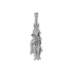 akshat sapphire Sterling Silver Ram Pendant with Chain-picture-51