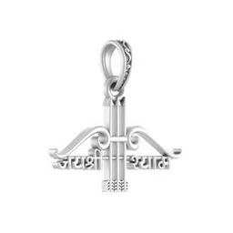 akshat sapphire Sterling Silver Baba Khatu Shyam Pendant with Chain-picture-16