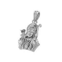 akshat sapphire Sterling Silver Lord Vishnu Pendant with Chain-picture-22