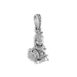 akshat sapphire Sterling Silver God Hanuman Pendant with Chain-picture-35
