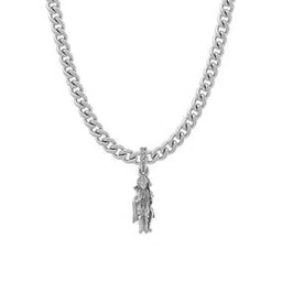 akshat sapphire Sterling Silver Lord Ram Pendant with Chain-picture-33