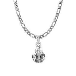akshat sapphire Sterling Silver Shree Sai Baba Pendant with Chain-picture-39