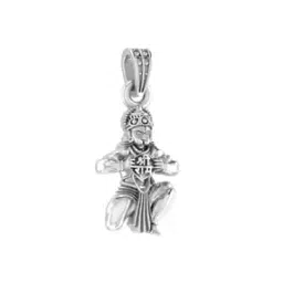 akshat sapphire Sterling Silver God Hanuman Chain Pendant-picture-41