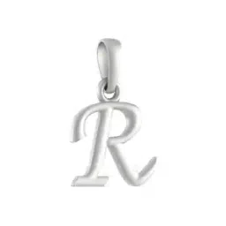 akshat sapphire 925 Silver Name alphabet chain pendant-picture-17