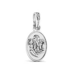 akshat sapphire Sterling Silver God Kartikeya Pendant with Chain-picture-13