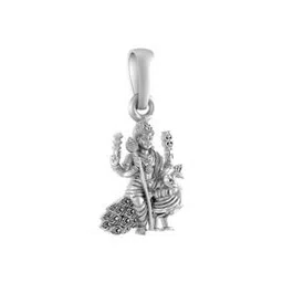 akshat sapphire Sterling Silver God Karthikeya Pendant with Chain-picture-23
