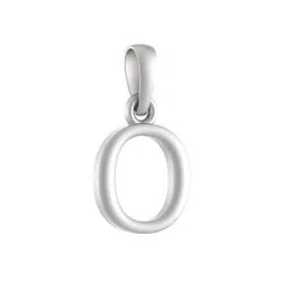 akshat sapphire Sterling Silver Alphabet Pendant with Chain-picture-27