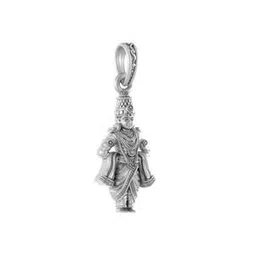 akshat sapphire Chain with God Vitthal Pendant-picture-16