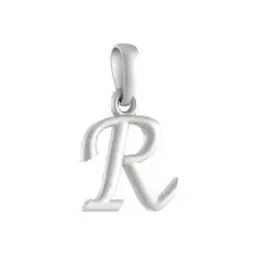 akshat sapphire 925 Silver Name alphabet chain pendant-picture-15