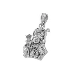 akshat sapphire Sterling Silver God Ram Ji Pendant with Chain-picture-15