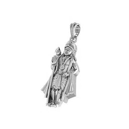 akshat sapphire Sterling Silver Lord Kartikeya Pendant-picture-50