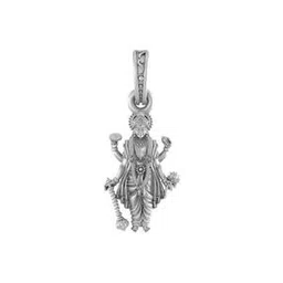 akshat sapphire Sterling Silver Chain with Vishnu Ji Pendant-picture-40