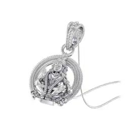 akshat sapphire Sterling Silver Lord Ayyappa Pendant-picture-26