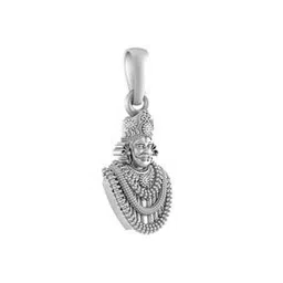 akshat sapphire Silver Baba Khatu Shyam Chain Pendant-picture-38