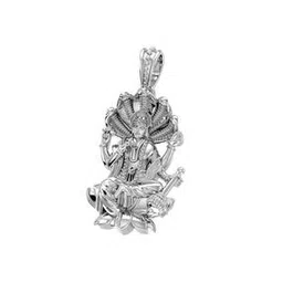 akshat sapphire Sterling Silver Vishnu ji chain pendant-picture-41