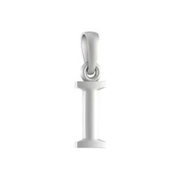 akshat sapphire Pure Silver Name alphabet chain pendant-picture-12