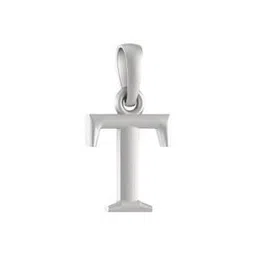 akshat sapphire Sterling Silver Name Alphabet Pendant-picture-12