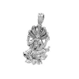 akshat sapphire Sterling Silver Vishnu ji chain pendant-picture-16