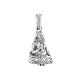 akshat sapphire Sterling Silver Raghavendra Swamy Pendant with Chain-picture-19