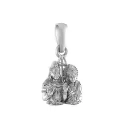 akshat sapphire Sterling Silver God Shiv Parvati Chain Pendant-picture-17